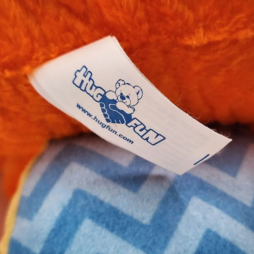 Hug Fun Orange Lion‎ Scrunched Plush Stuffed Animal Safari Toy Large 36